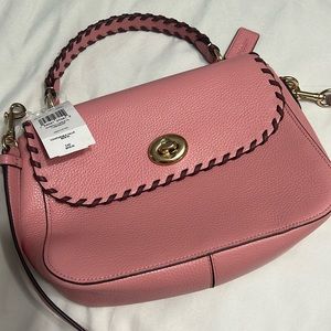 Coach top stitch crossbody bag